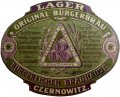 Чернівці Bürgerlichen Bräuhaus Czernowitz  Lager AH-26-CHN-02-LAB-K-xx-02-002