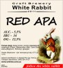 Кривий Ріг "White Rabbit"craft brewery Red APA UA-04-KRR-11-APA-P-xx-16-002