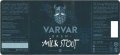 Київ "Lisopylka" brewery Varvar Milk stout UA-11-KVV-74-SMO-P-xx-02-002