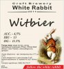 Кривий Ріг "White Rabbit"craft brewery Witbier UA-04-KRR-11-VBI-P-xx-02-002