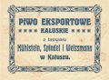 Калуш Browar Parowy Mühlstein, Spindel i Weissmann Eksportowe PL-09-KLS-03-EKW-X-xx-12-004
