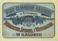 Калуш Browar Parowy Mühlstein, Spindel i Weissmann Cesarskie PL-09-KLS-03-CEC-K-xx-02-002