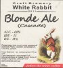 Кривий Ріг "White Rabbit"craft brewery Blonde Ale (Cascade) UA-04-KRR-11-EBL-P-xx-02-002