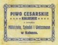 Калуш Browar Parowy Mühlstein, Spindel i Weissmann Cesarskie PL-09-KLS-03-CEC-X-xx-04-006